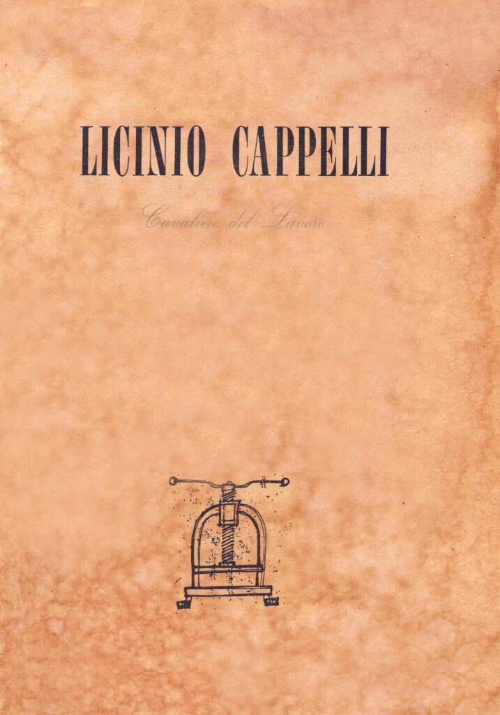 Licinio Cappelli Copertina